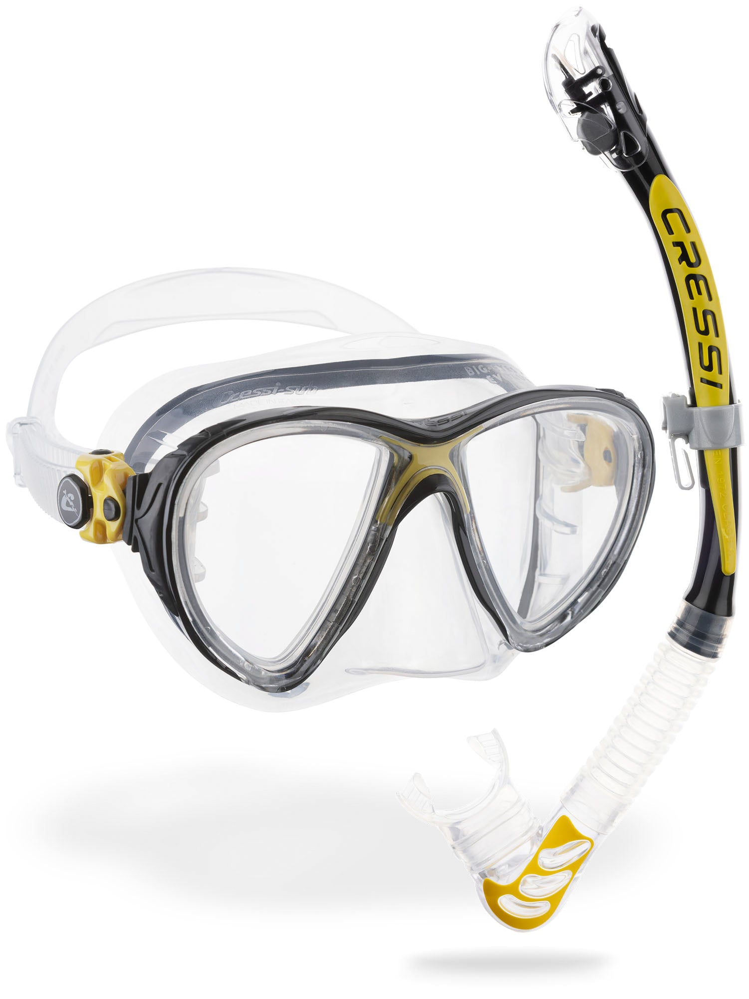 Big Eyes Evolution + Alpha Ultra Dry Snorkel Combo