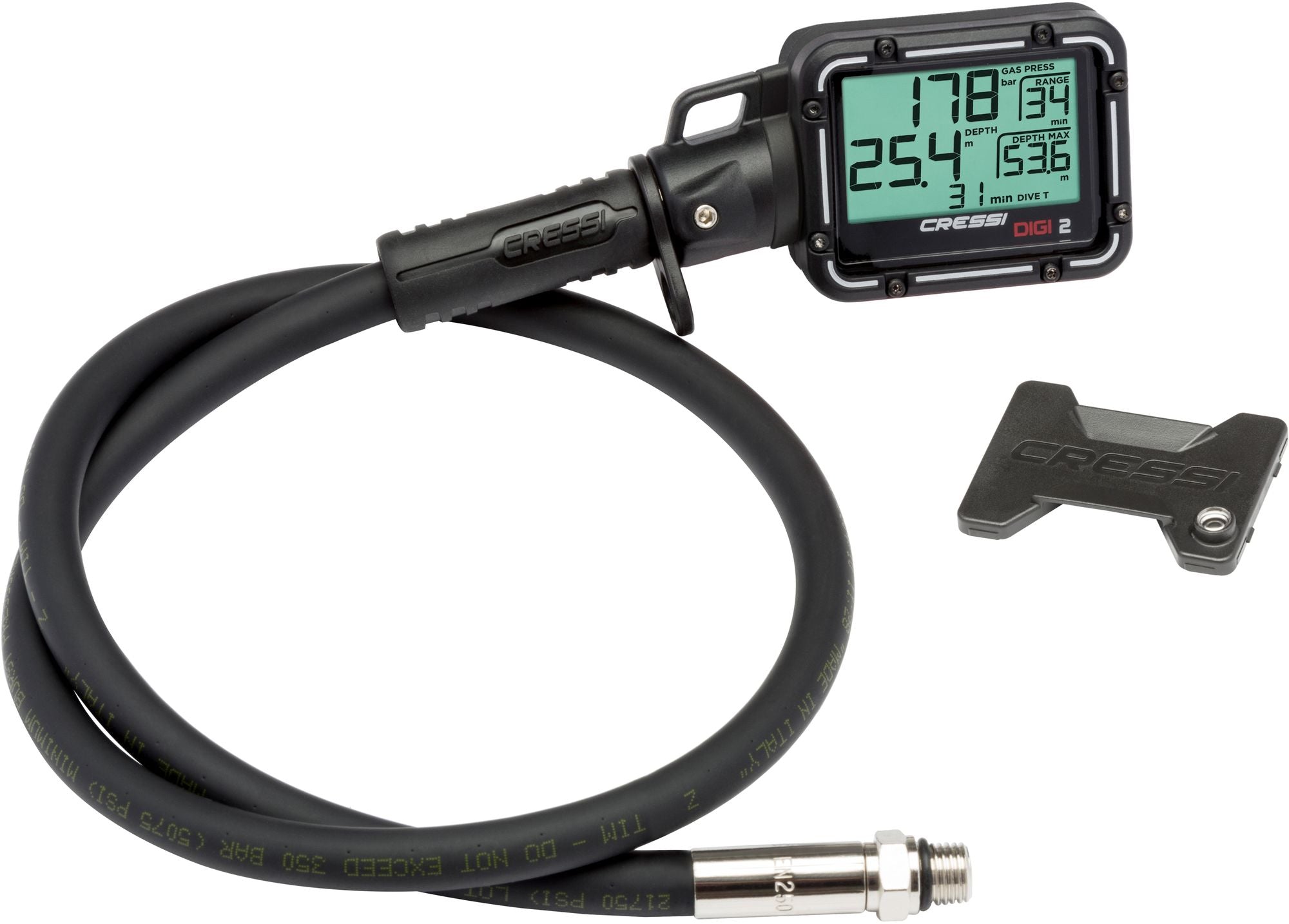 Cressi Digi 2 Console console immersion subacque manometro pressione profondi scuba diving gauge pressure + depth console digital