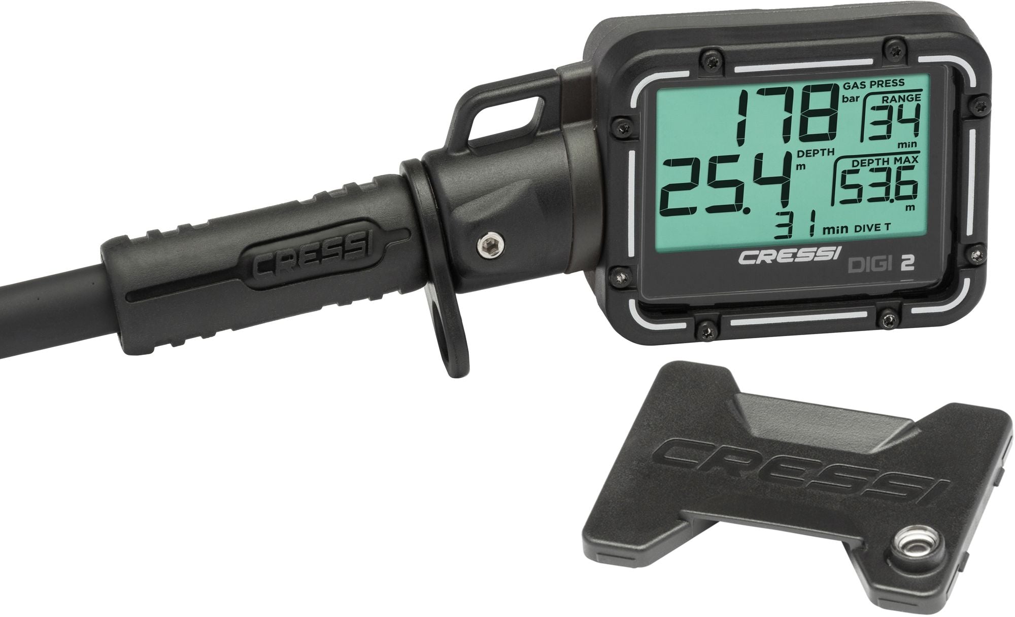 Cressi Digi 2 Console console immersion subacque manometro pressione profondi scuba diving gauge pressure + depth console digital
