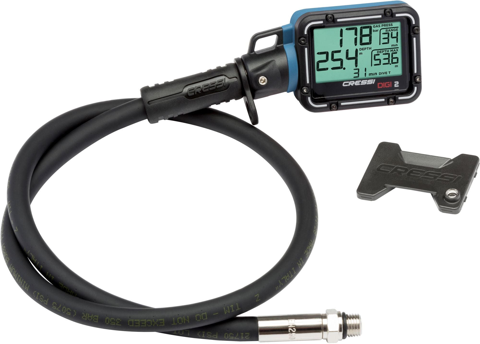 Cressi Digi 2 Console console immersion subacque manometro pressione profondi scuba diving gauge pressure + depth console digital