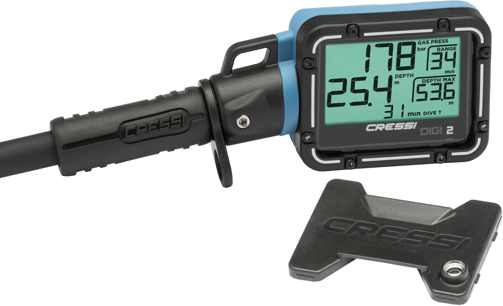 Cressi Digi 2 Console console immersion subacque manometro pressione profondi scuba diving gauge pressure + depth console digital