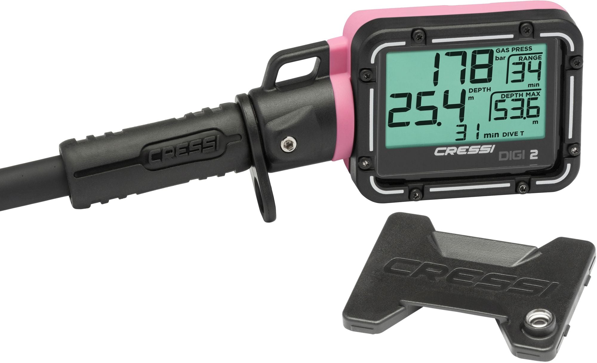 Cressi Digi 2 Console console immersion subacque manometro pressione profondi scuba diving gauge pressure + depth console digital