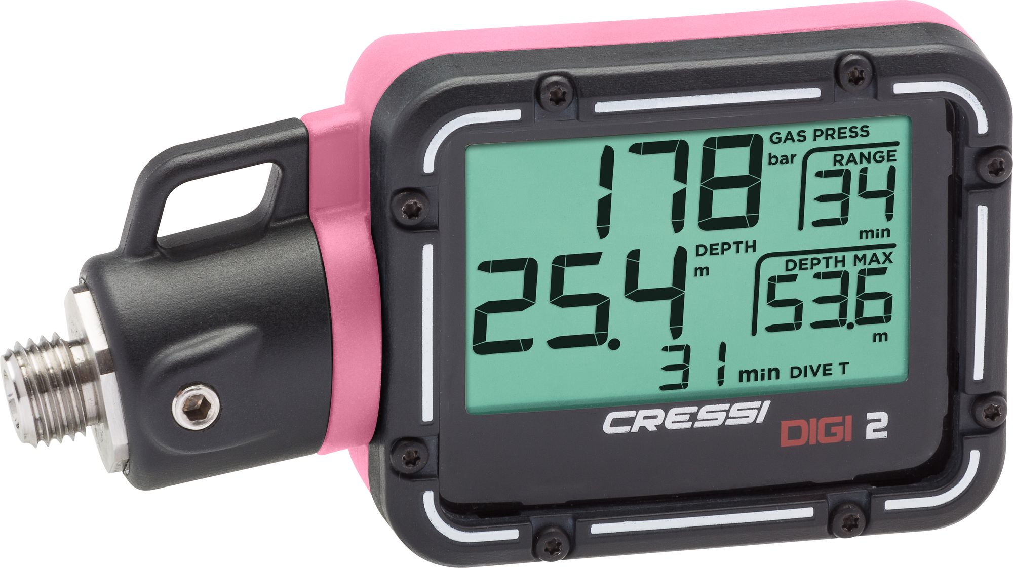 Cressi Digi 2 Console console immersion subacque manometro pressione profondi scuba diving gauge pressure + depth console digital