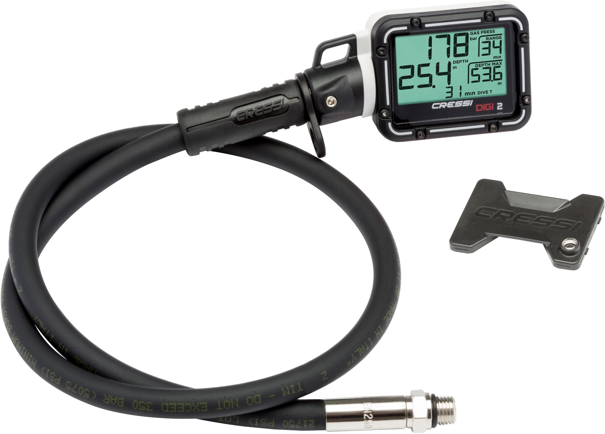 Cressi Digi 2 Console console immersion subacque manometro pressione profondi scuba diving gauge pressure + depth console digital