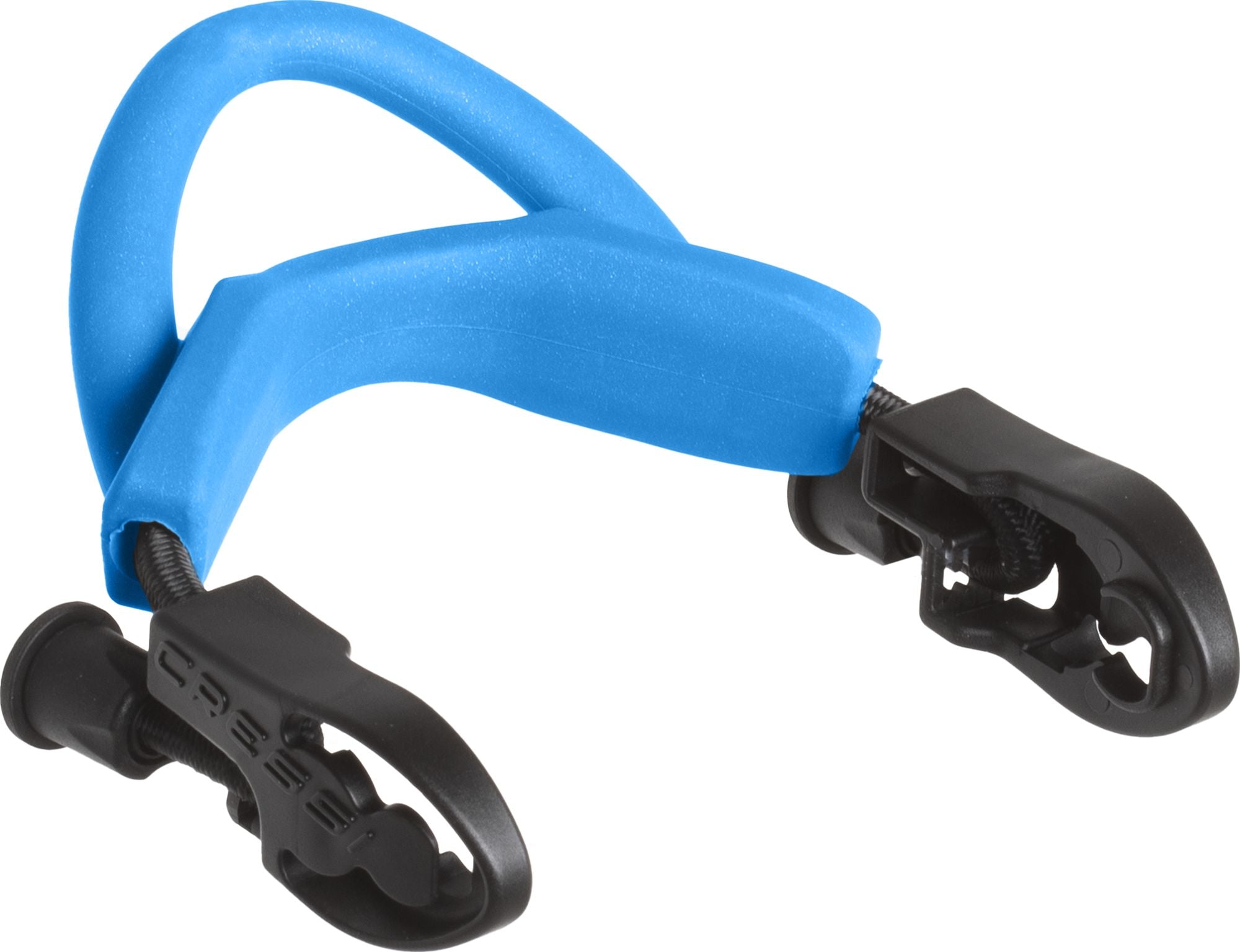 Cressi Maui Short Finnish - EBS System Lightweight and Reactive Short Fins for Snorkeling and Swimming, Black/Blue, S/M, Unisex Adult