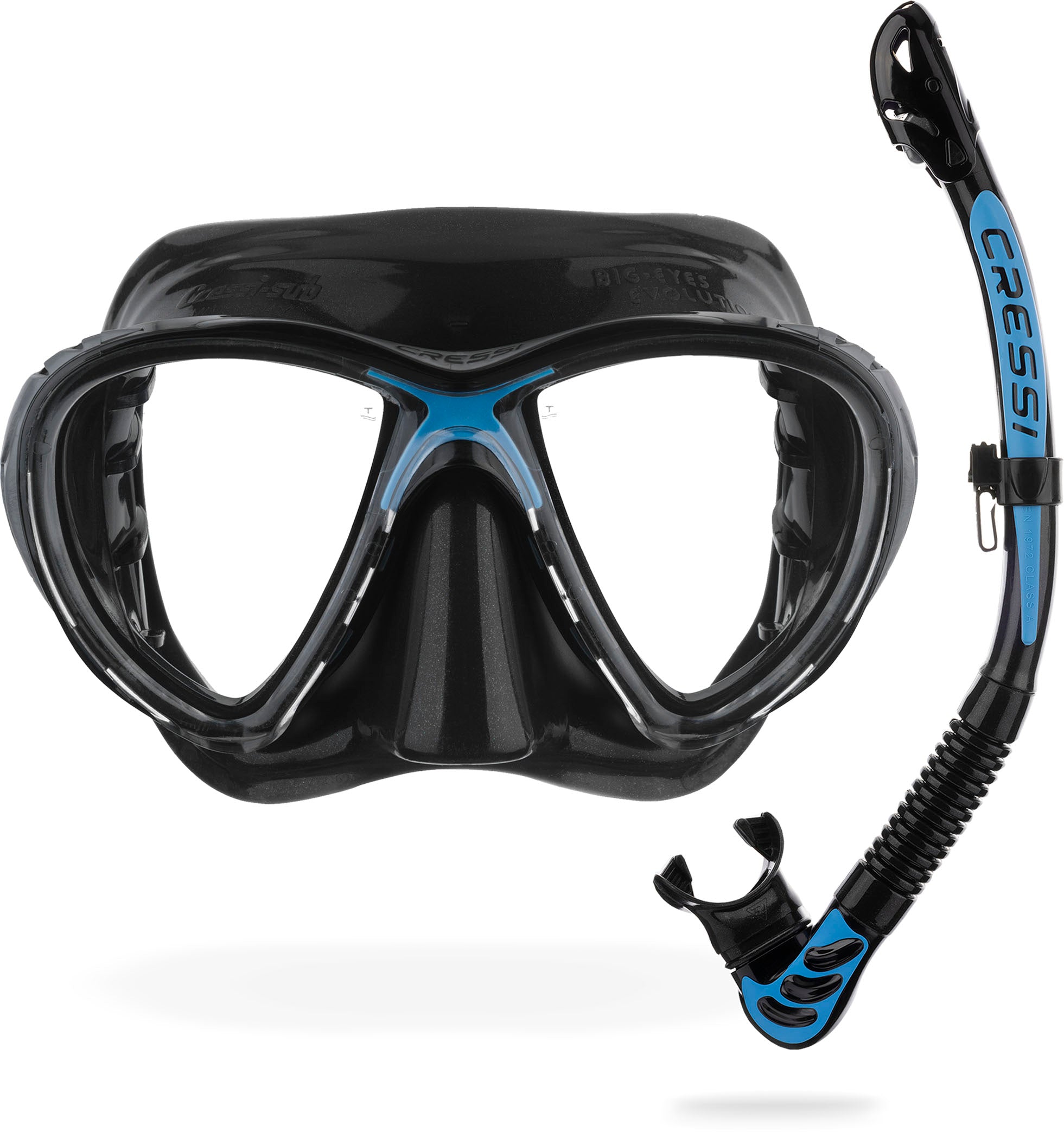 Big Eyes Evolution + Alpha Ultra Dry Snorkel Combo