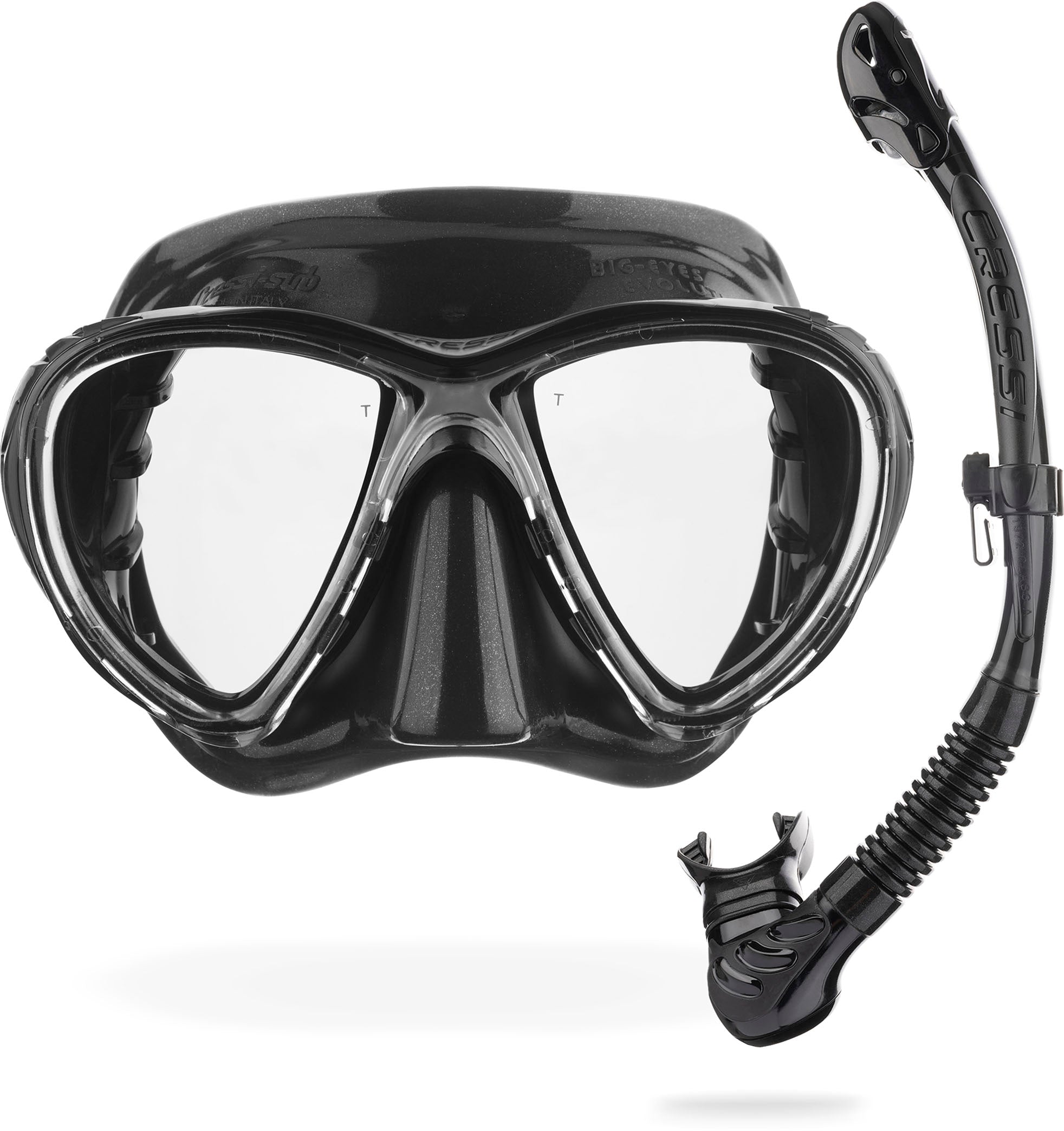 Big Eyes Evolution + Alpha Ultra Dry Snorkel Combo