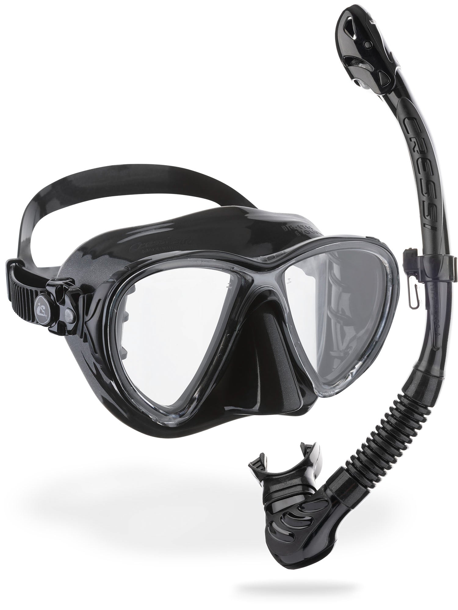 Big Eyes Evolution + Alpha Ultra Dry Snorkel Combo