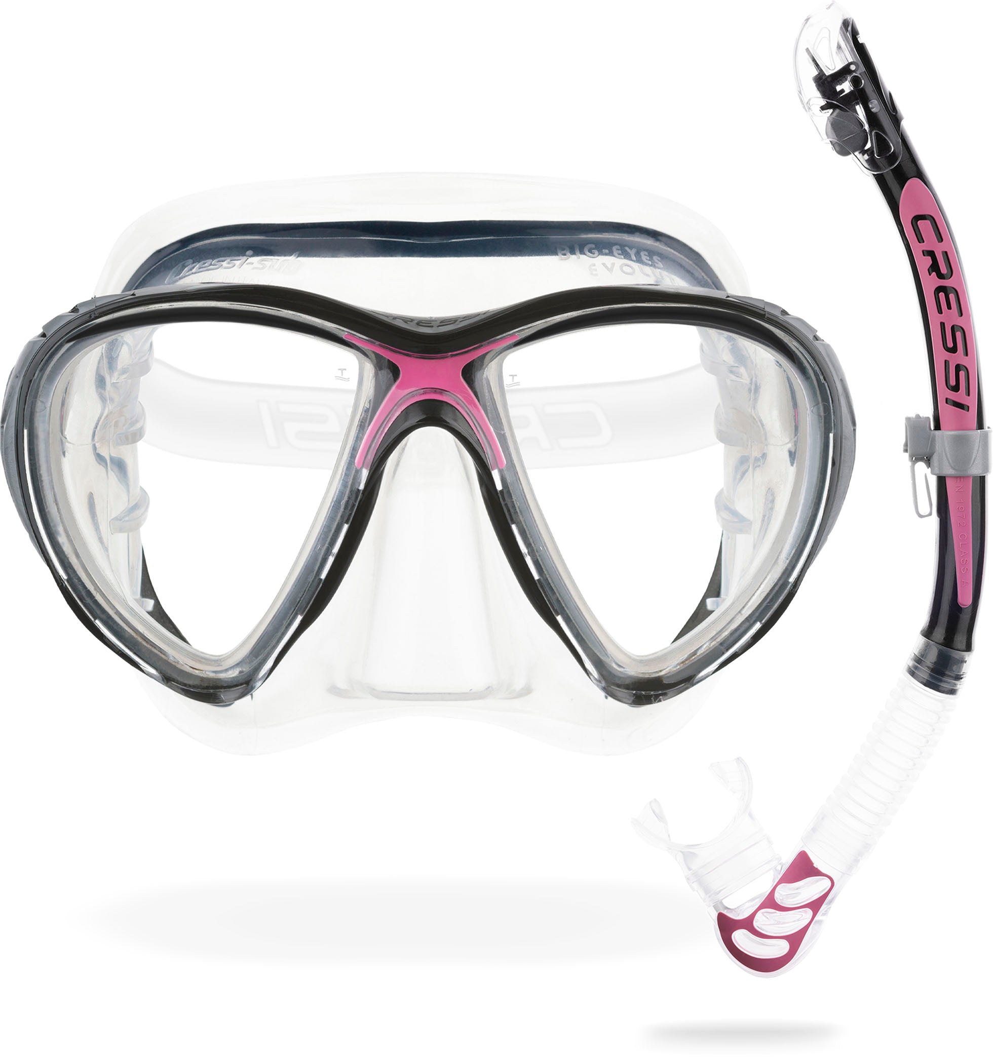 Big Eyes Evolution + Alpha Ultra Dry Snorkel Combo