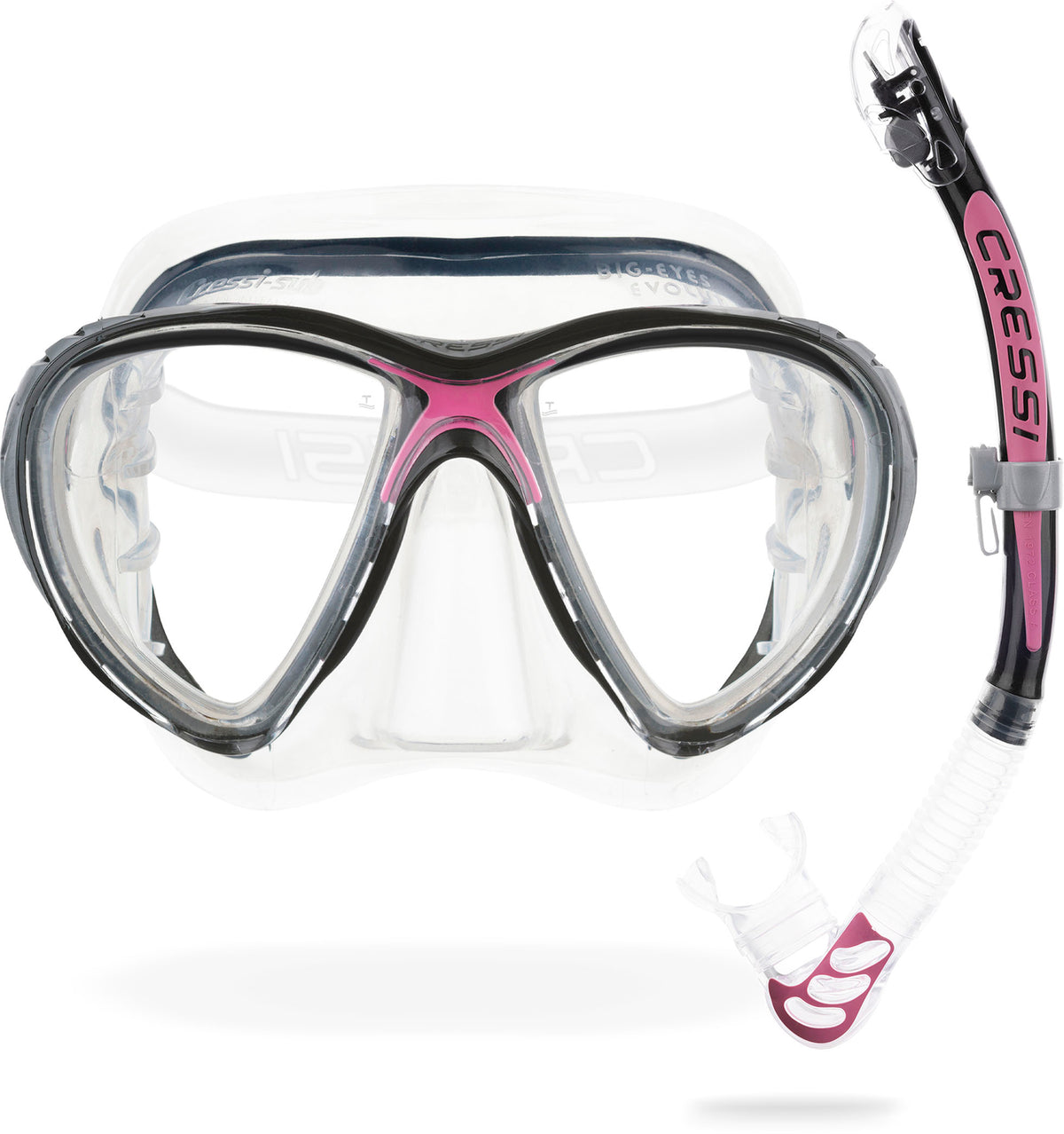 Big Eyes Evolution + Alpha Ultra Dry Snorkel Combo