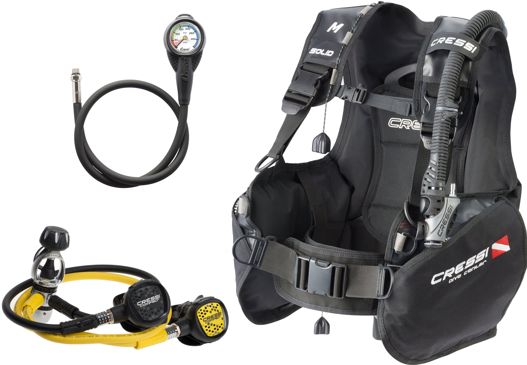 Solid Scuba Set DIN