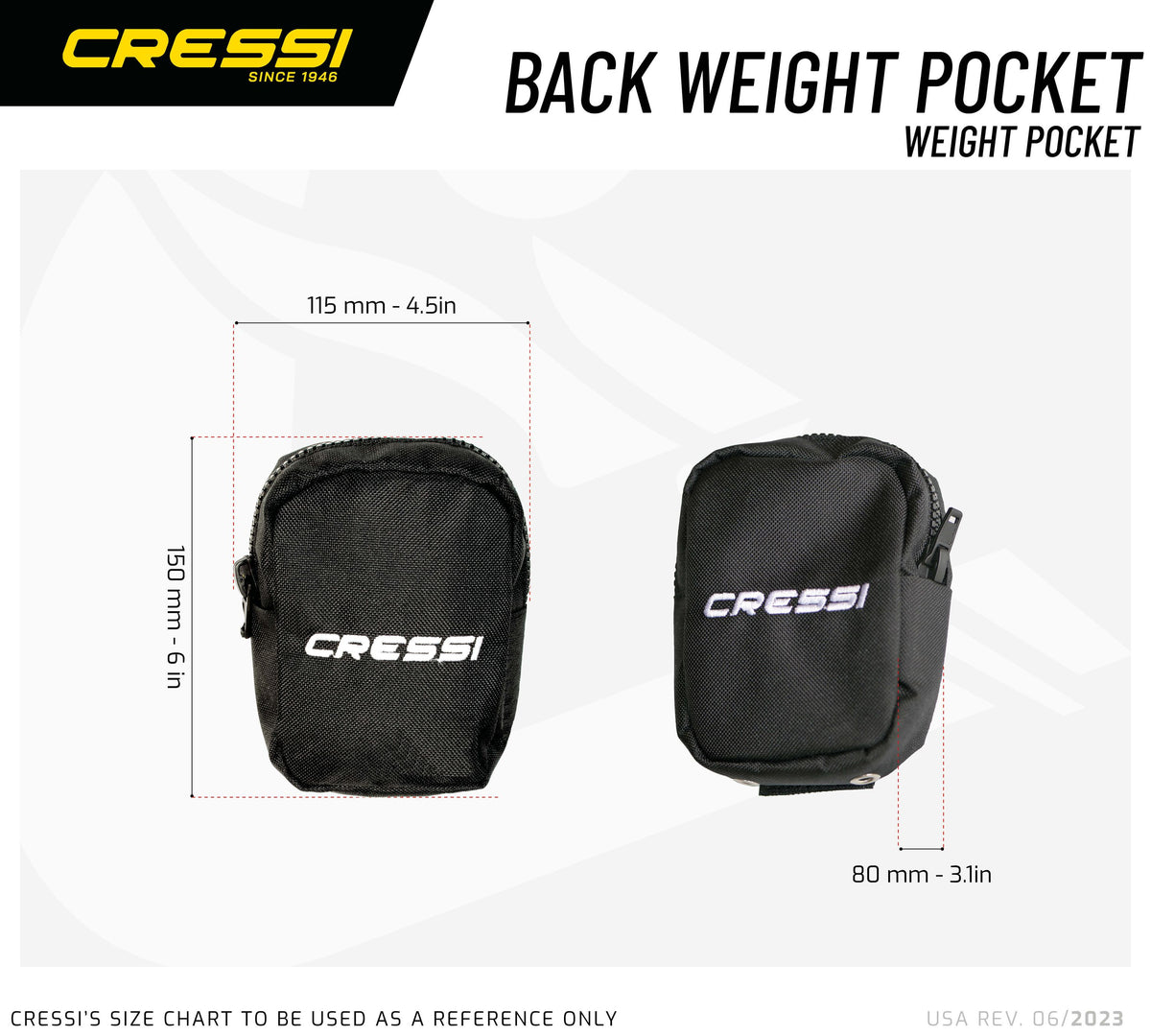 CAM BAND TRIM WEIGHT POCKETS
