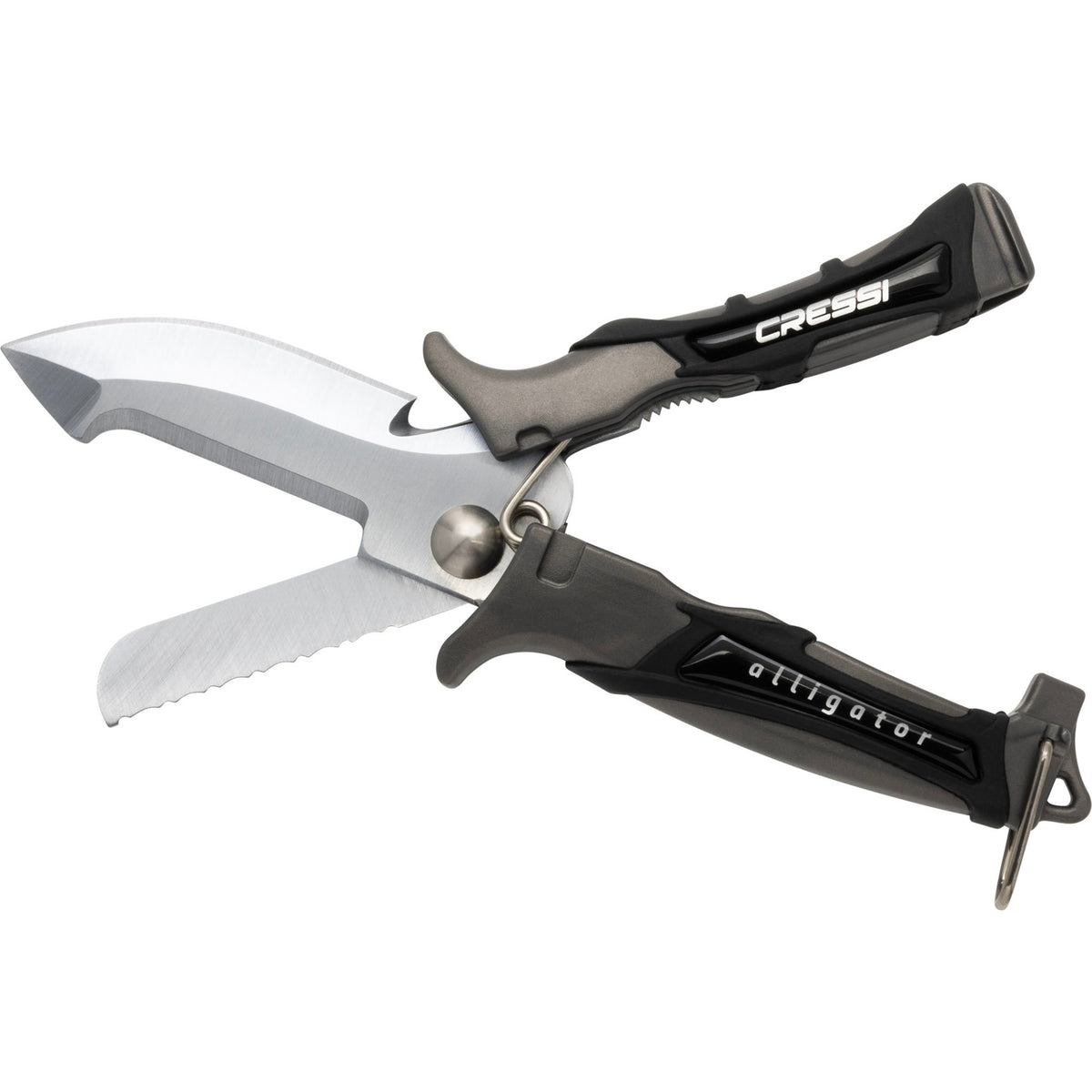 Alligator Knife Scissor Versatile Knife-Scissors for Underwater Use